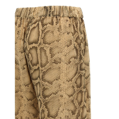 The Andamane Beige Polyester Pants