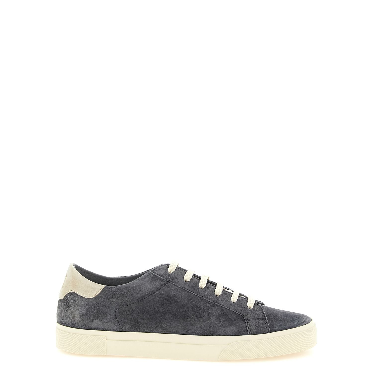 Brunello Cucinelli Gray Calfskin Sneakers