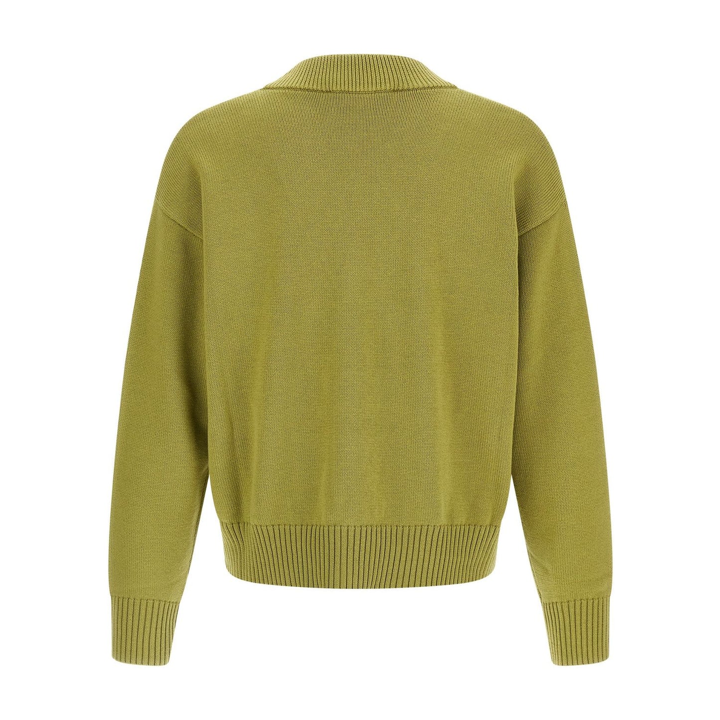 Ami Paris Bicolor Wool Cardigan