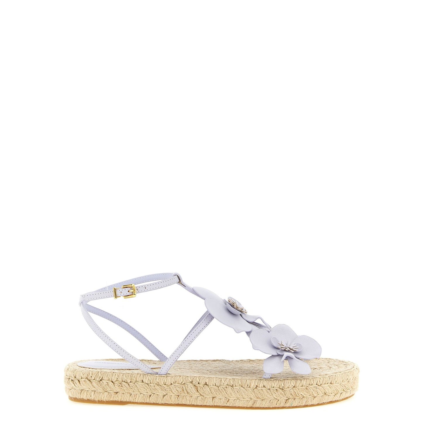 Zimmermann Purple Cowhide Flat Sandals