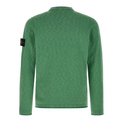 Stone Island Bicolor Cotton Cardigan