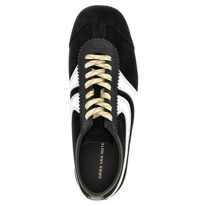 Dries Van Noten Bicolor Calfskin Sneakers