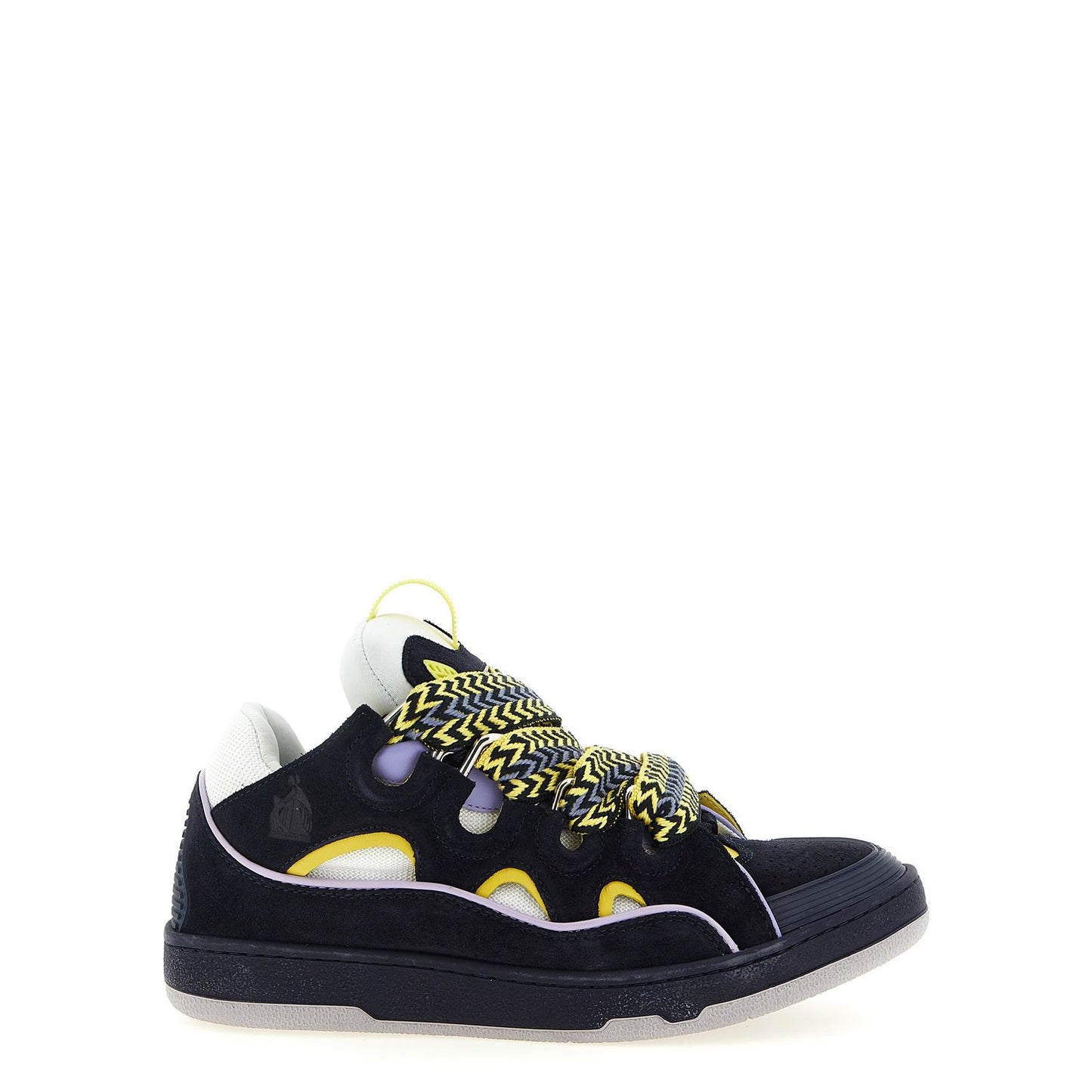 Lanvin Blue Calfskin Athletic Sneakers