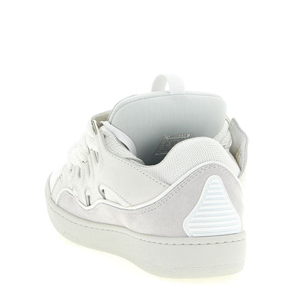 Lanvin White Calfskin Chunky Sneakers