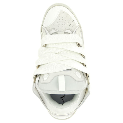 Lanvin White Calfskin Chunky Sneakers
