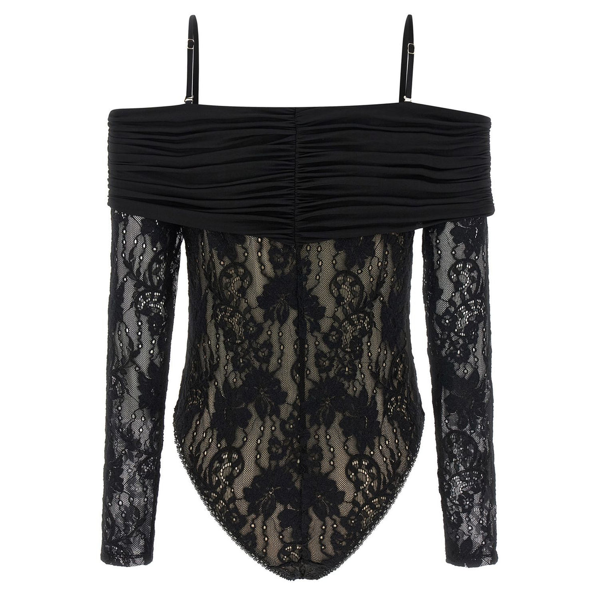 Zimmermann Black Polyamide Bodysuit