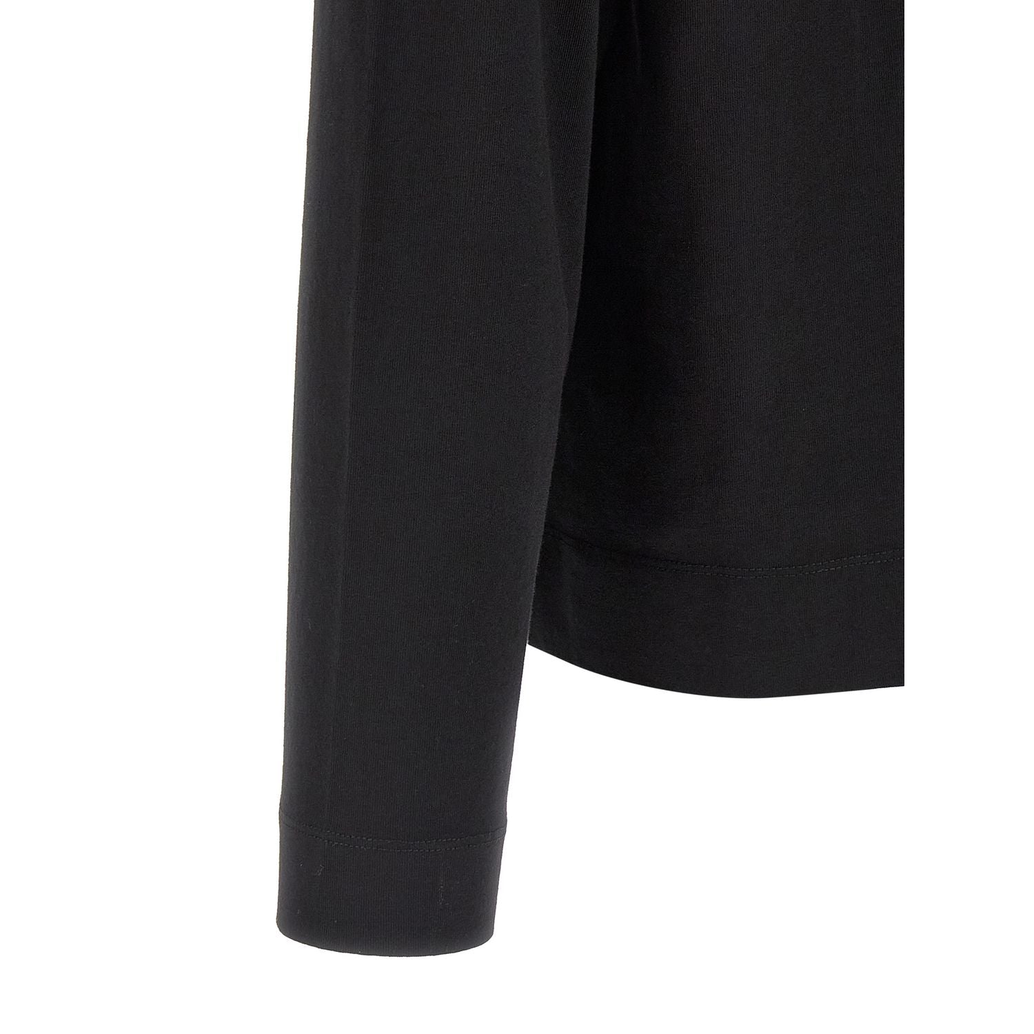 Dries Van Noten Black Cotton T-Shirt