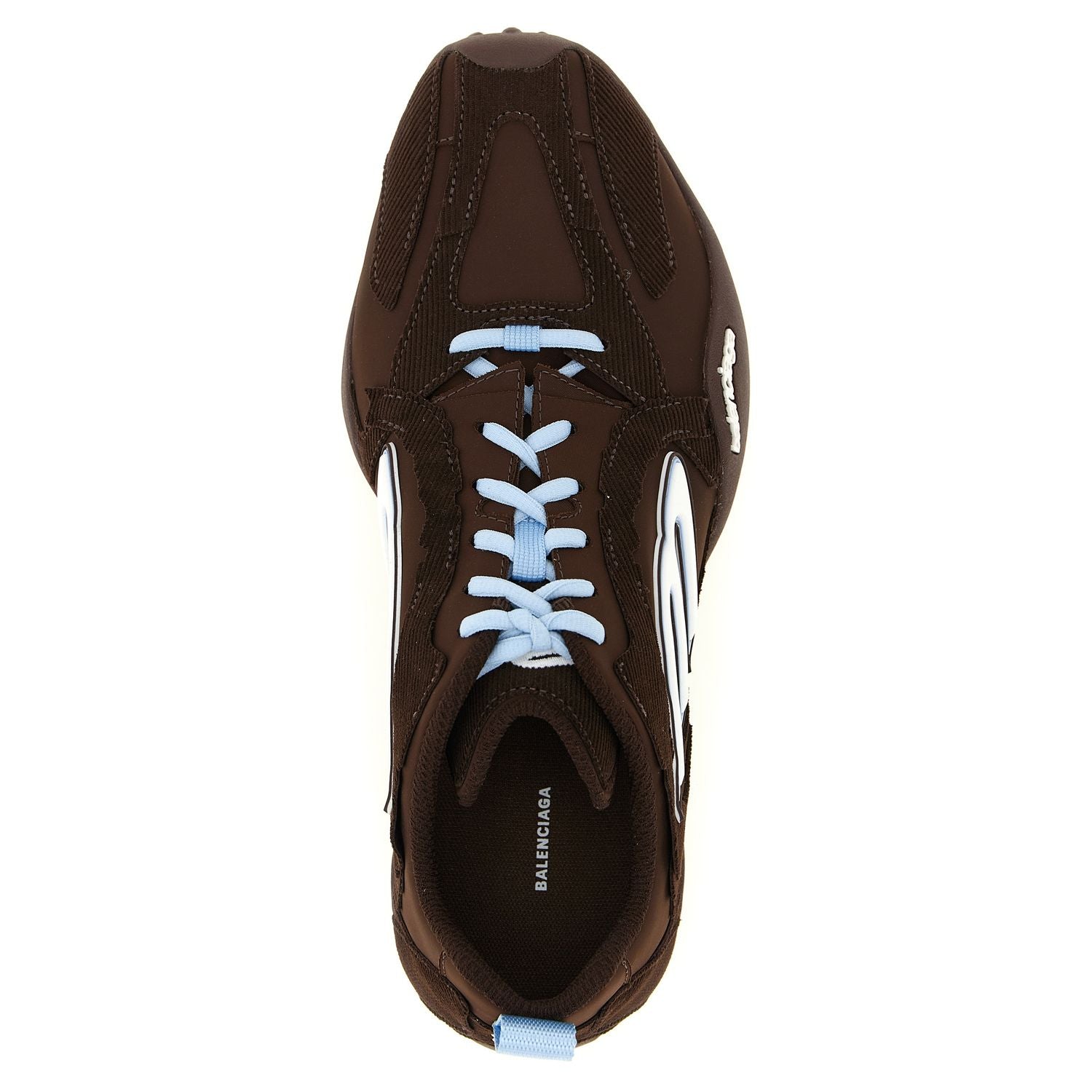 Balenciaga Brown Polyester Athletic Sneakers