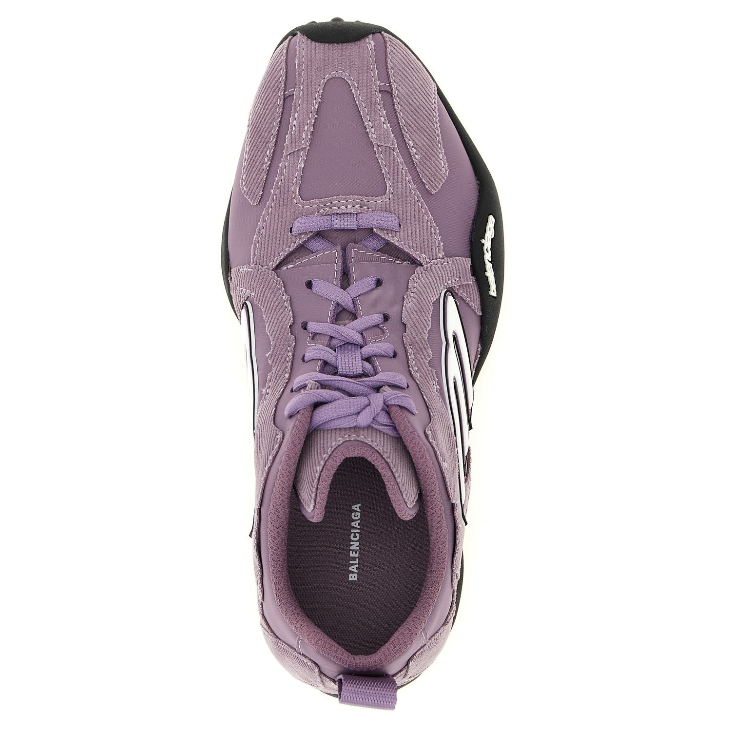 Balenciaga Purple Polyester Athletic Sneakers