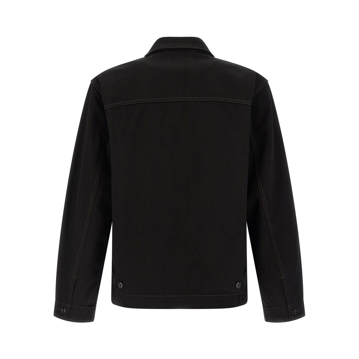 Lemaire Black Cotton Denim Jacket