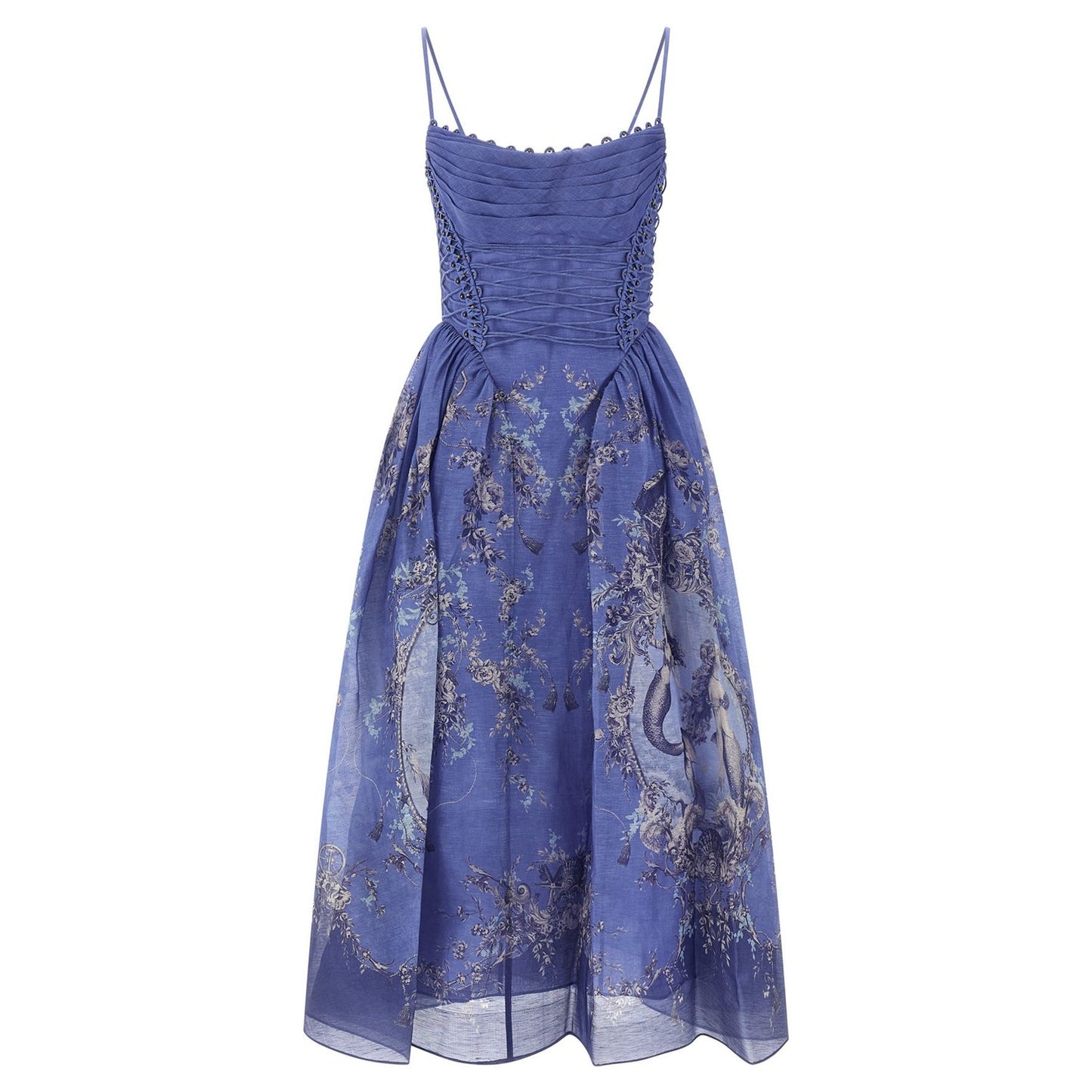 Zimmermann Blue Linen Long Dress