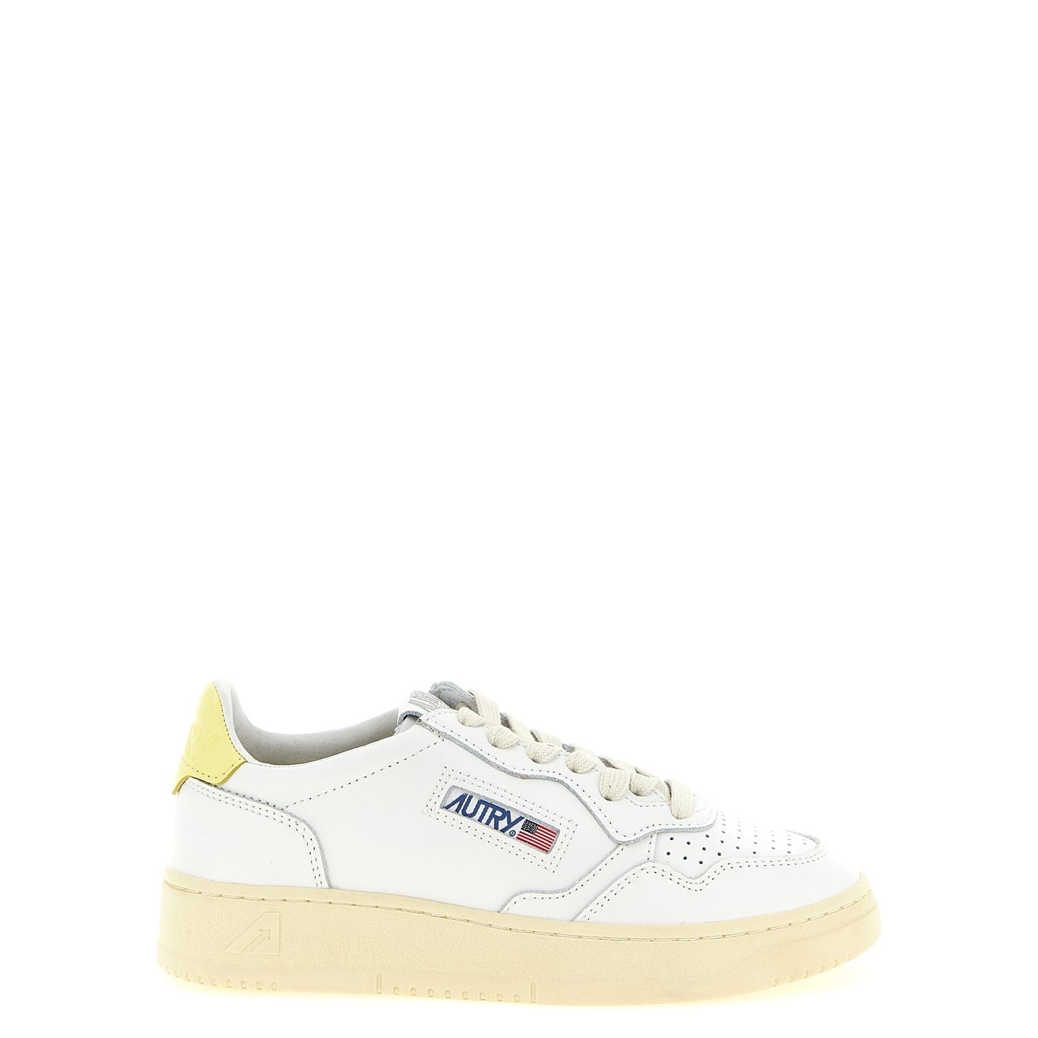 Autry Bicolor Cowhide Low Top Sneakers