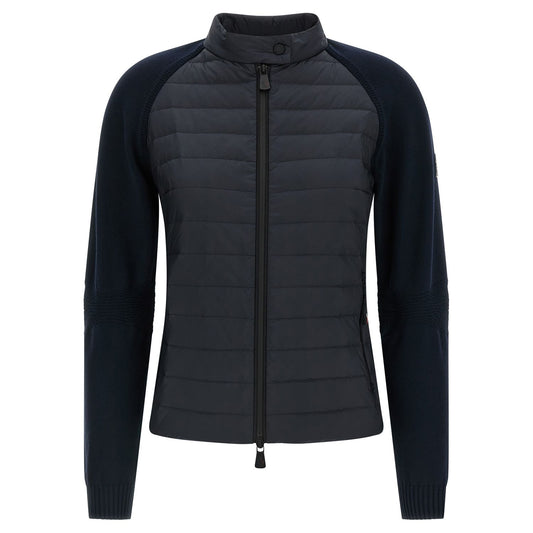 Moncler Grenoble Blue Polyamide Cardigan