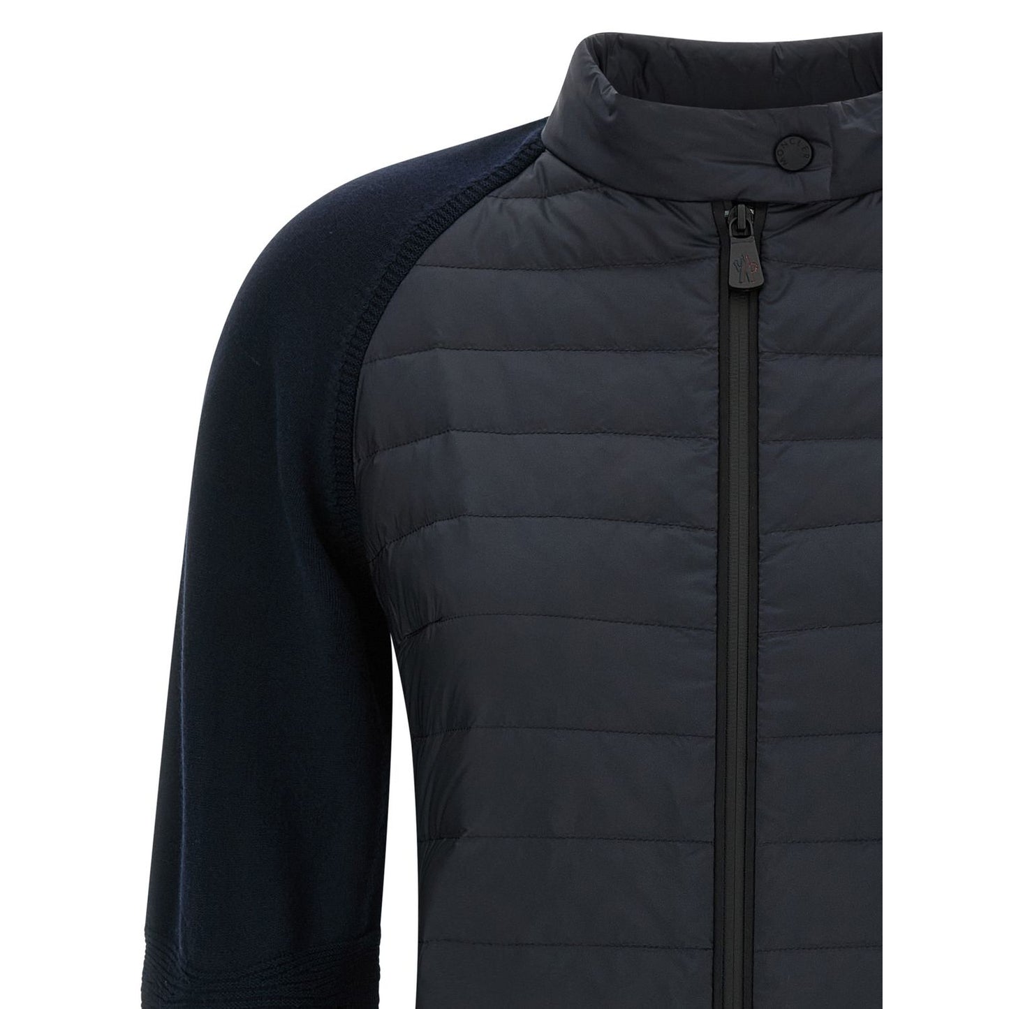 Moncler Grenoble Blue Polyamide Cardigan