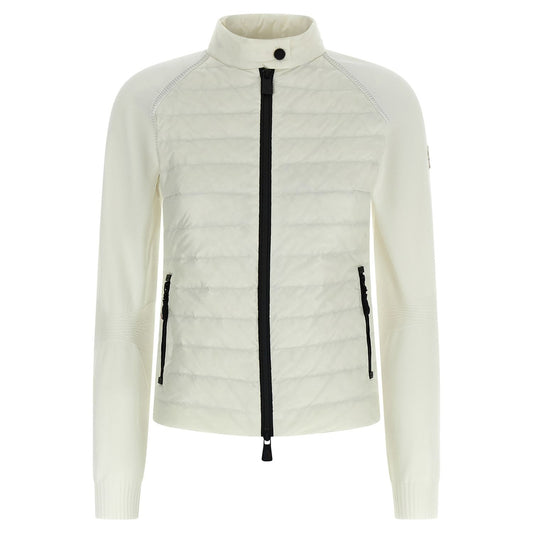 Moncler Grenoble White Polyamide Cardigan