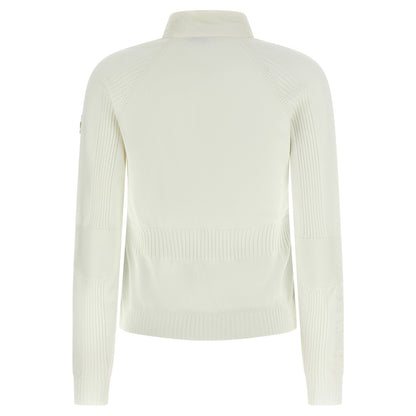 Moncler Grenoble White Polyamide Cardigan