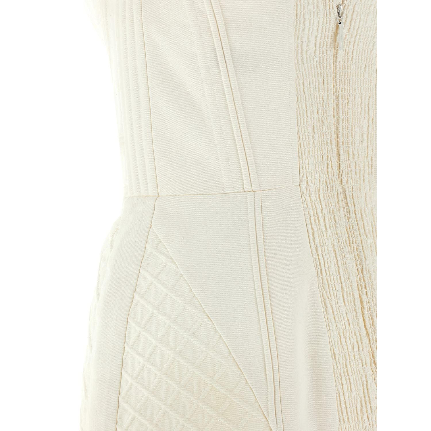 Zimmermann White Cotton Short Dress