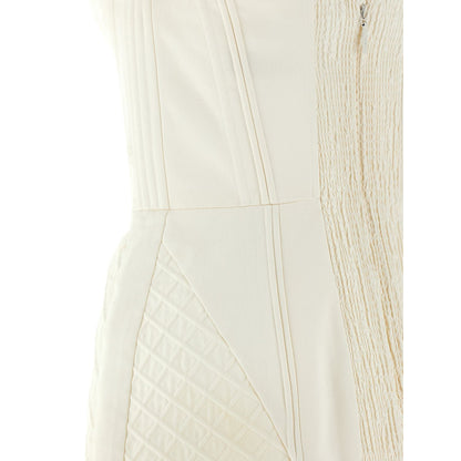 Zimmermann White Cotton Short Dress