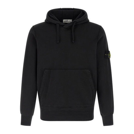 Stone Island Black Cotton Sweatshirt