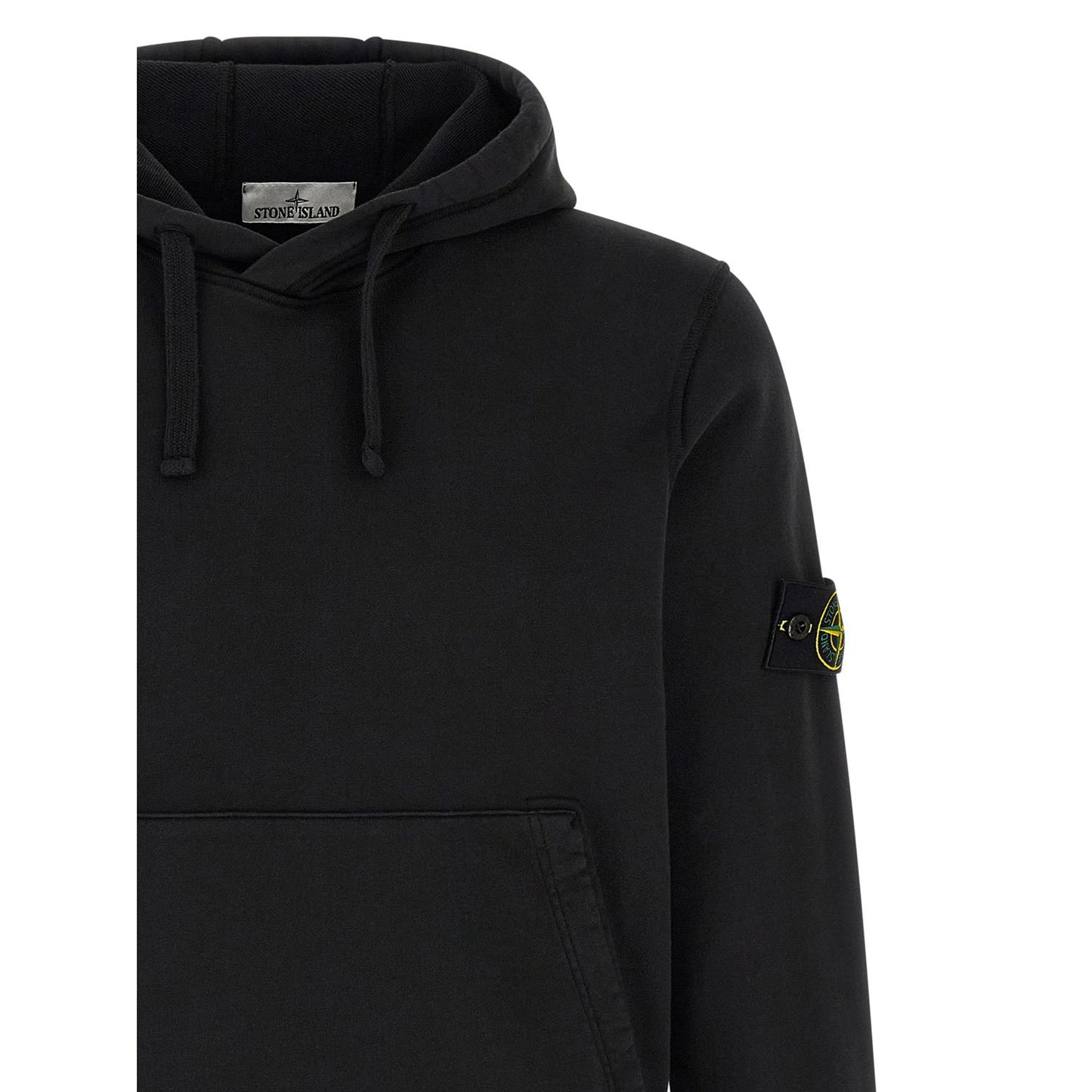 Stone Island Black Cotton Sweatshirt