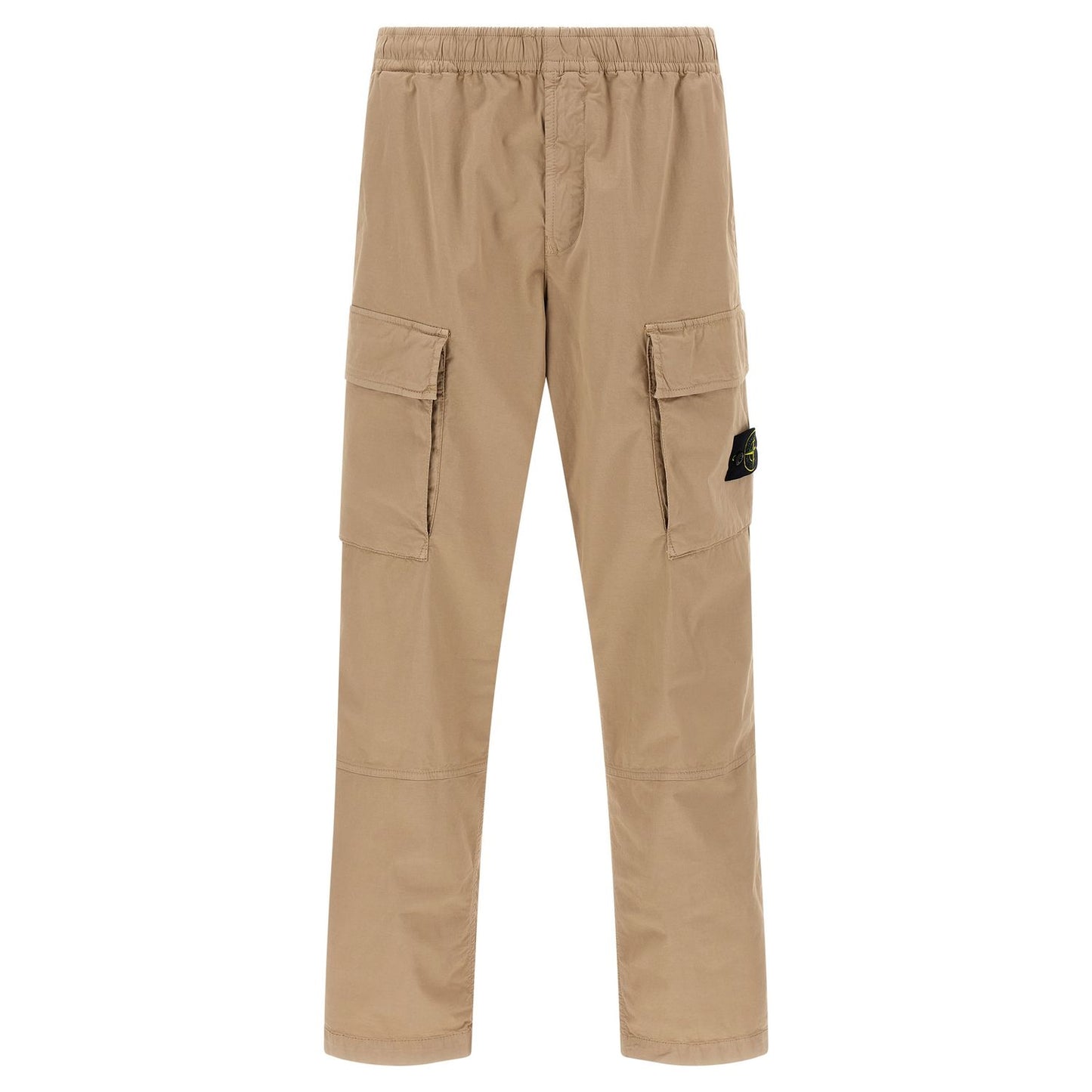 Stone Island Beige Cotton Cargo Pants