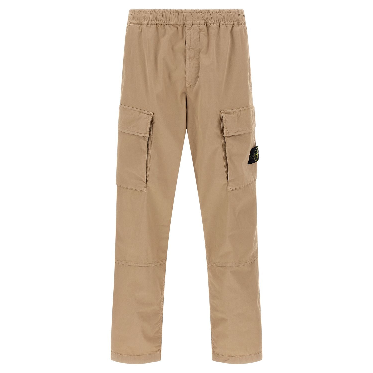 Stone Island Beige Cotton Cargo Pants