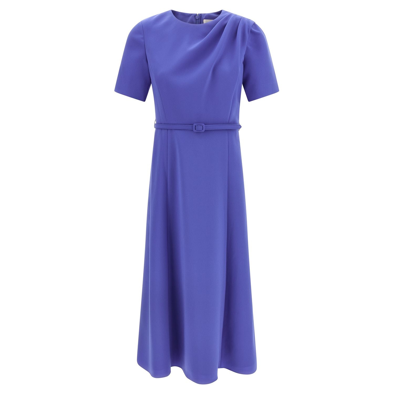 Carolina Herrera Blue Polyester Midi Dress