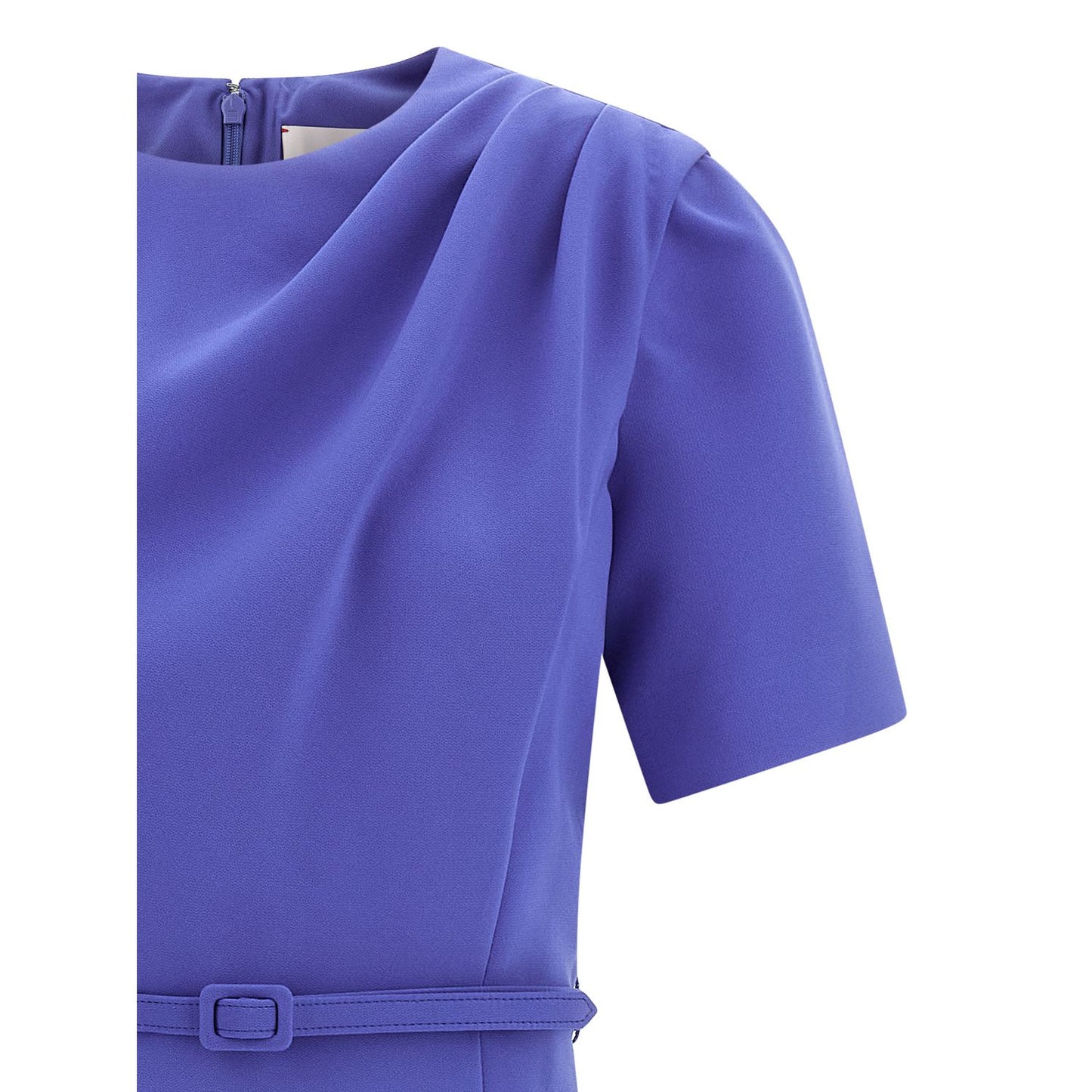 Carolina Herrera Blue Polyester Midi Dress