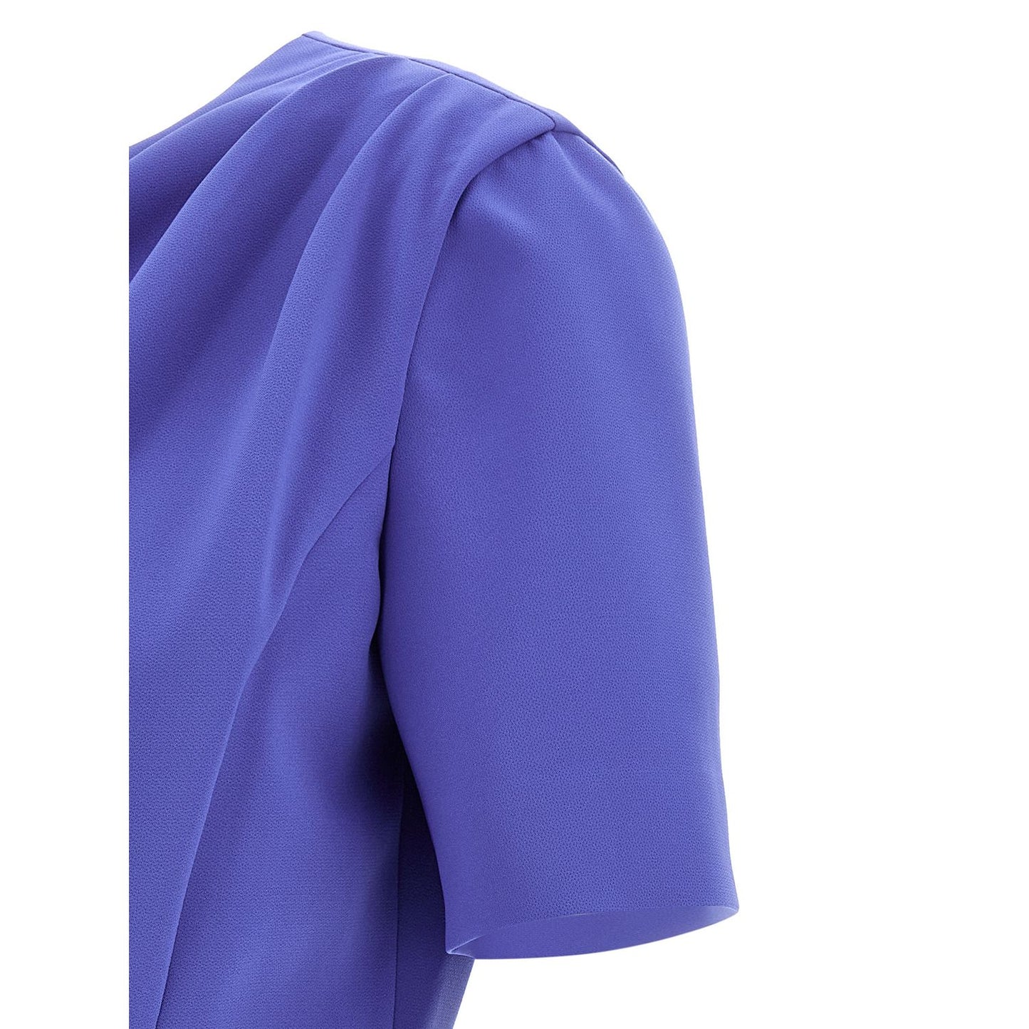 Carolina Herrera Blue Polyester Midi Dress