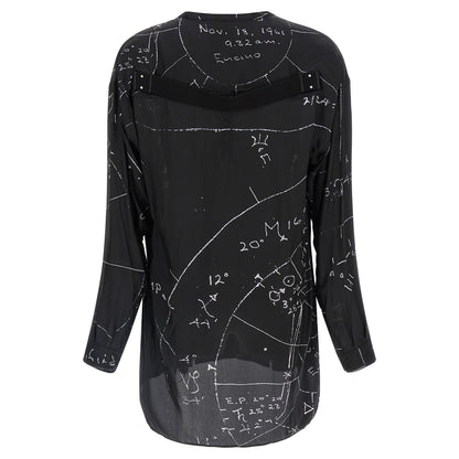 Rick Owens Black Viscose Blouse