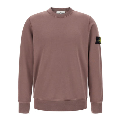 Stone Island Purple Cotton Sweatshirt