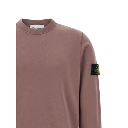 Stone Island Purple Cotton Sweatshirt