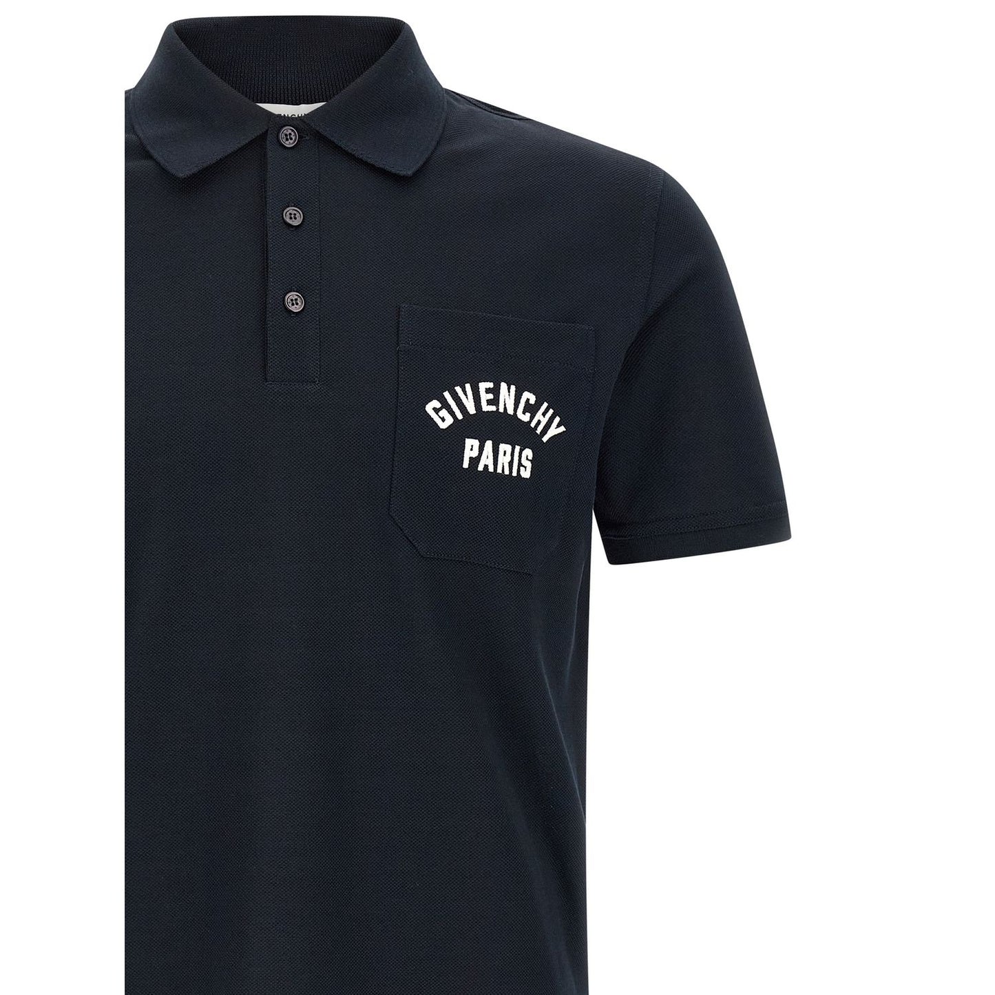 Givenchy Blue Cotton Polo Shirt