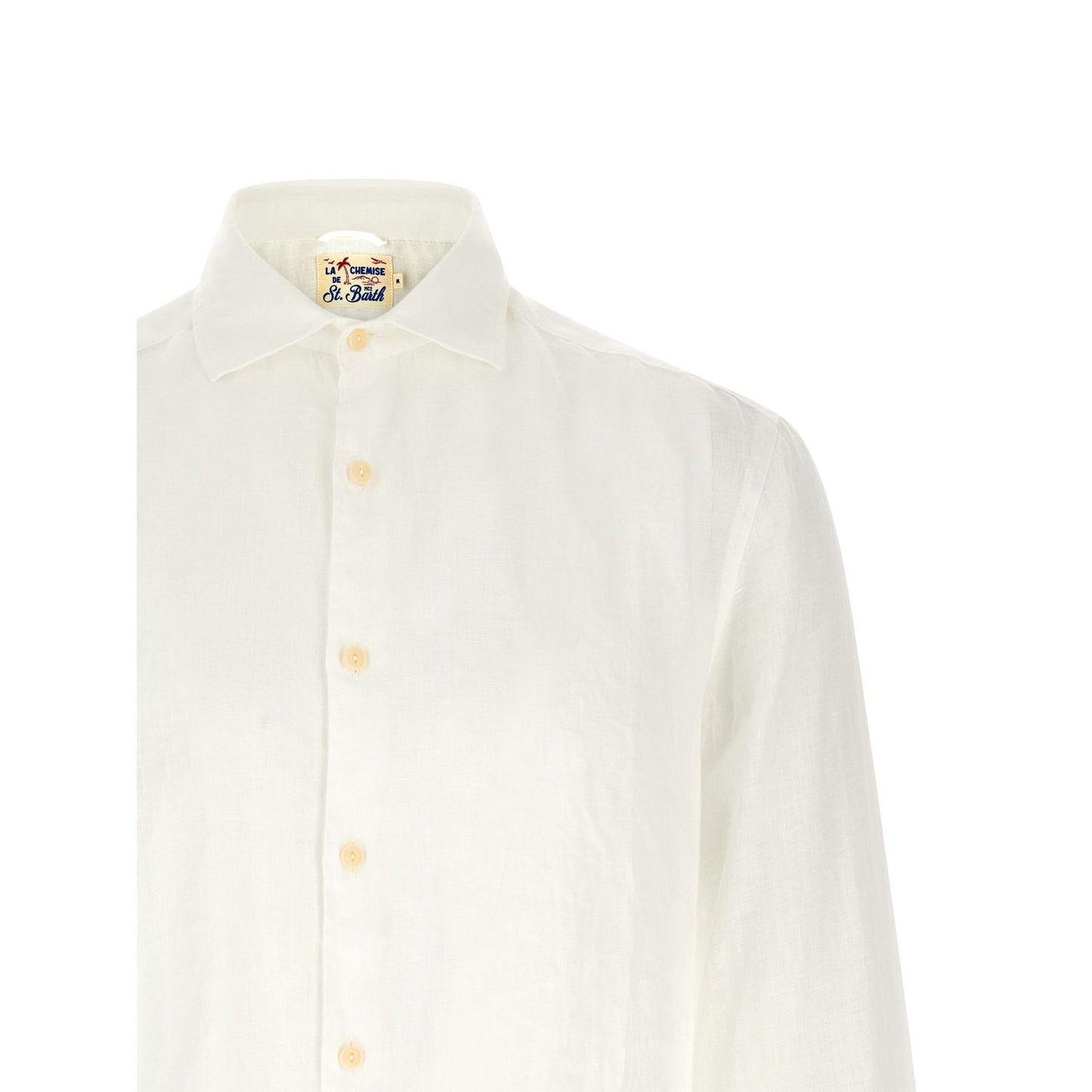 MC2 Saint Barth White Linen Blouse