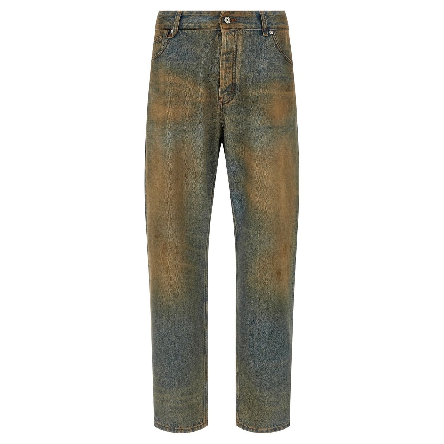Jacquemus Multicolor Cotton Straight-Leg Jeans