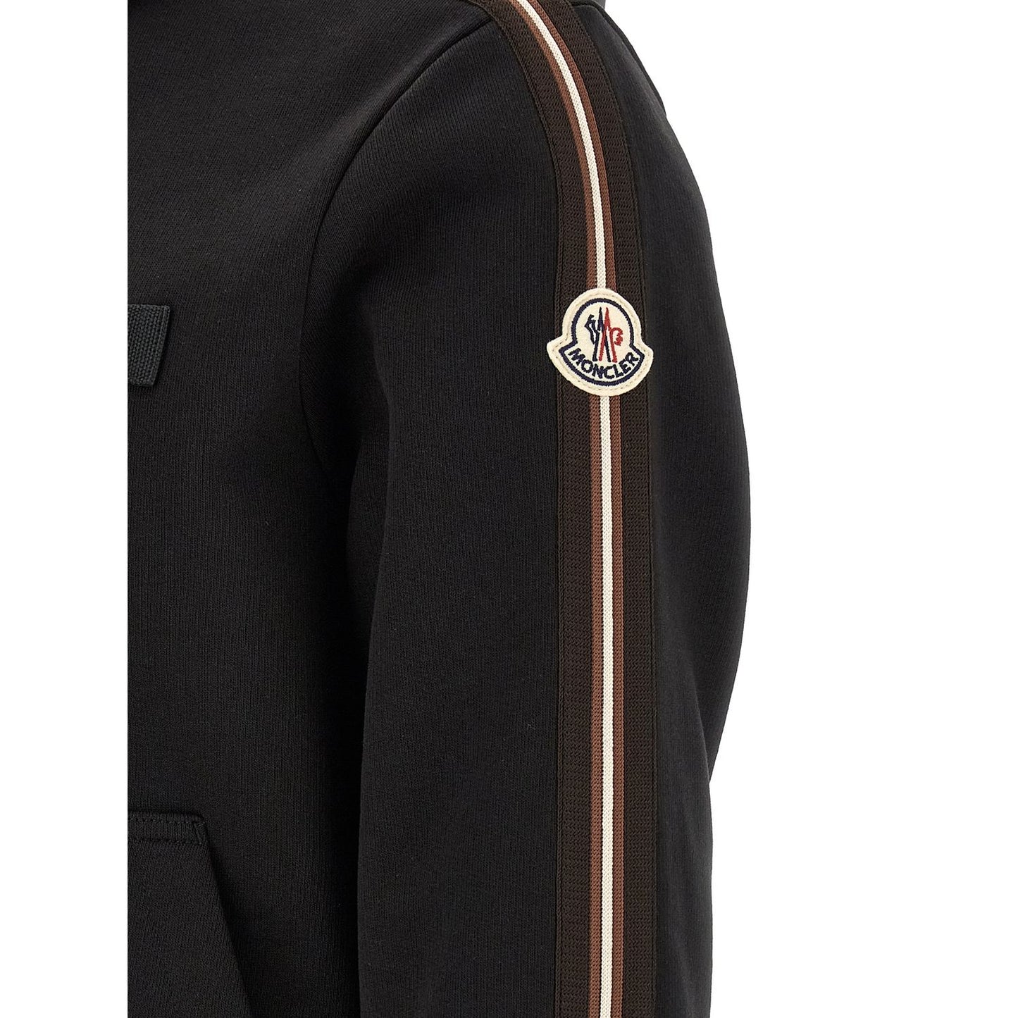Moncler Black Polyamide Sweatshirt