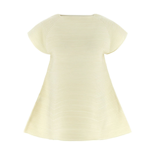 Issey Miyake Bicolor Polyester Short Dress
