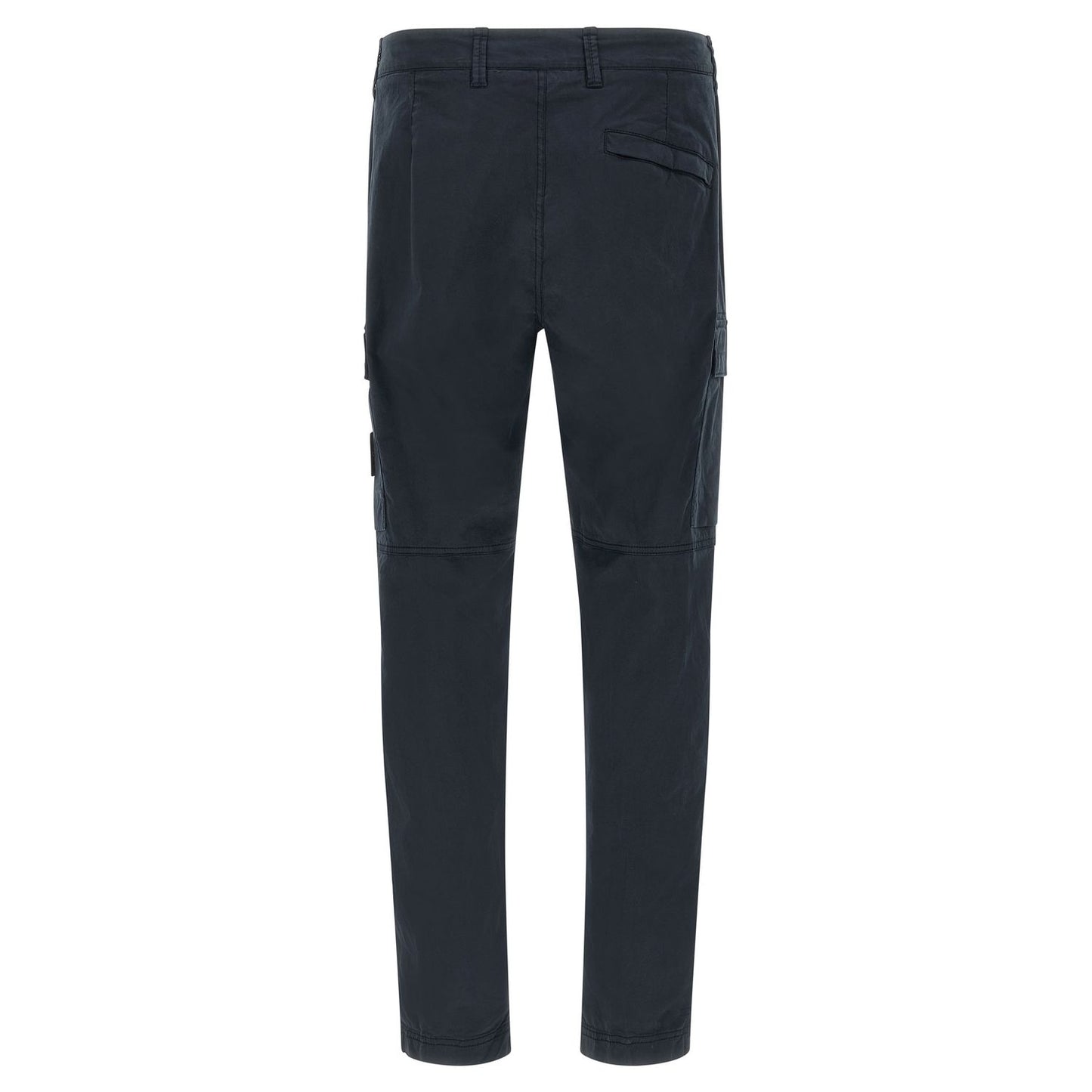 Stone Island Blue Cotton Cargo Pants