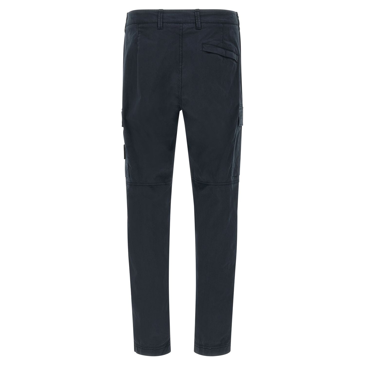 Stone Island Blue Cotton Cargo Pants