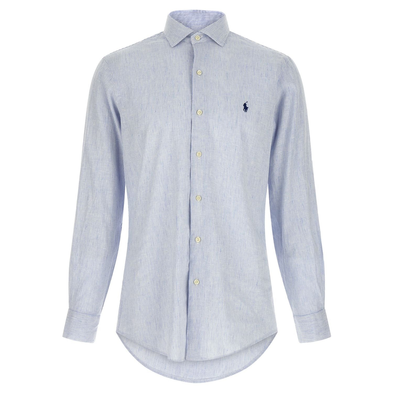 Polo Ralph Lauren Blue Linen Blouse