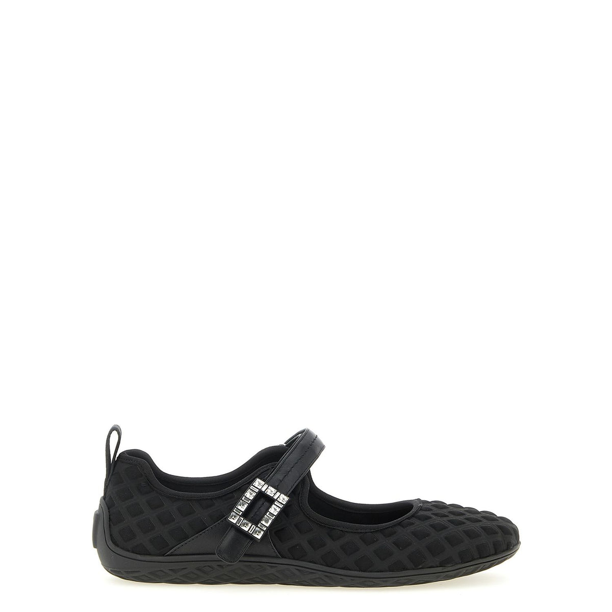 Roger Vivier Black Polyamide Ballet Flats