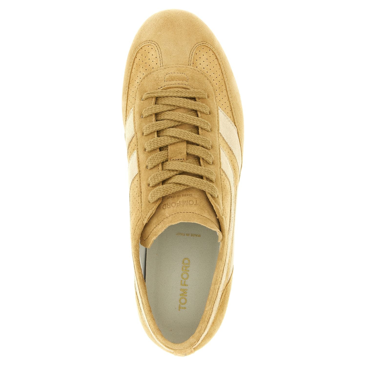 Tom Ford Beige Calfskin Sneakers