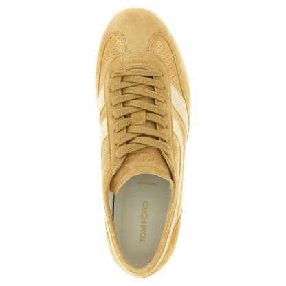 Tom Ford Beige Calfskin Sneakers