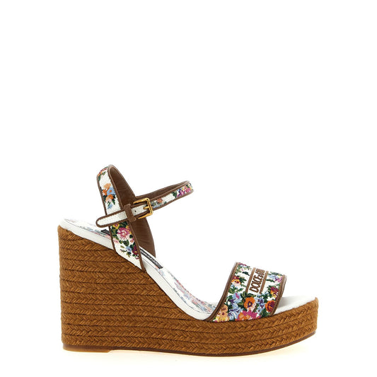 Dolce & Gabbana Multicolor Polyamide Wedge Sandals