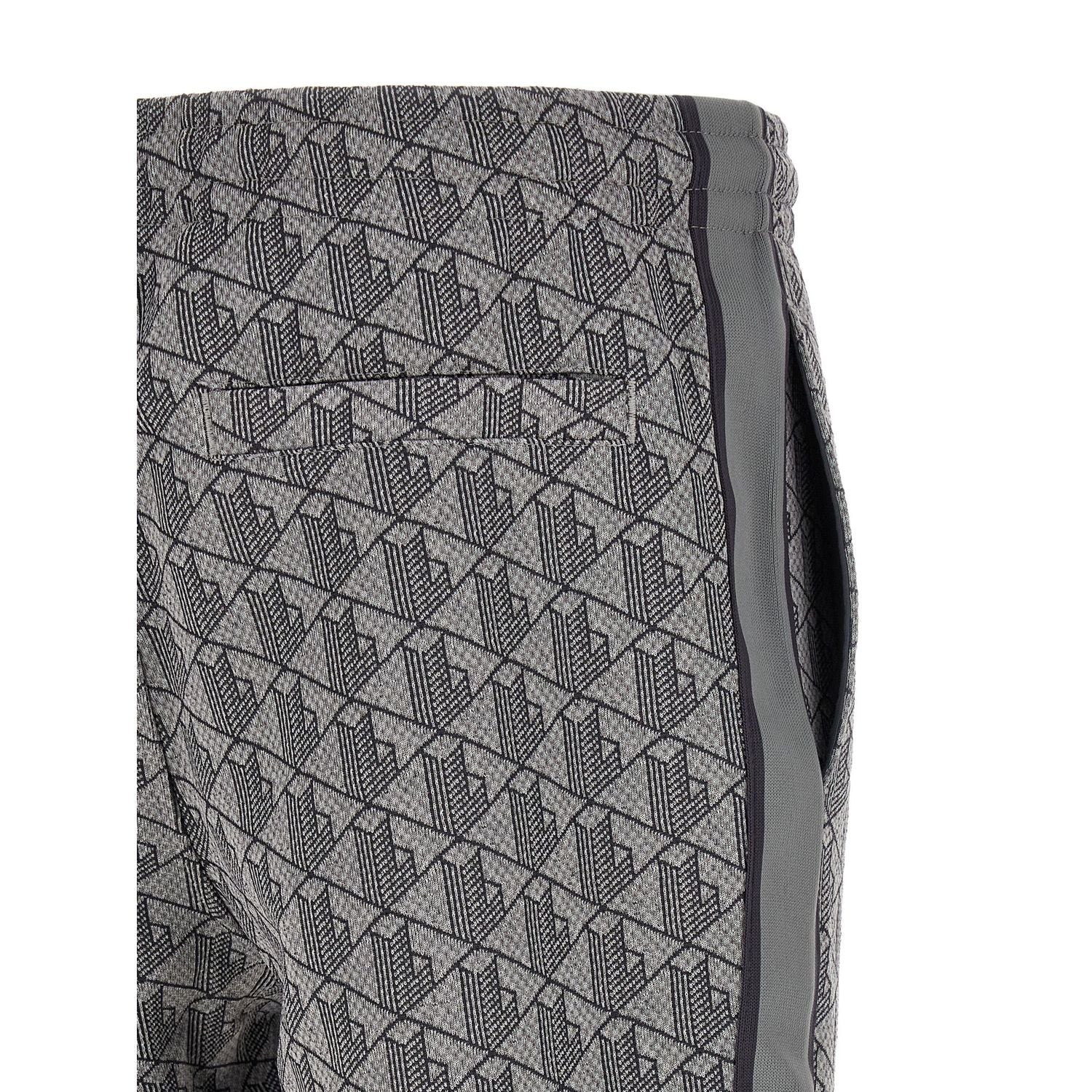 Lacoste Gray Polyester Joggers (Workout Pants)