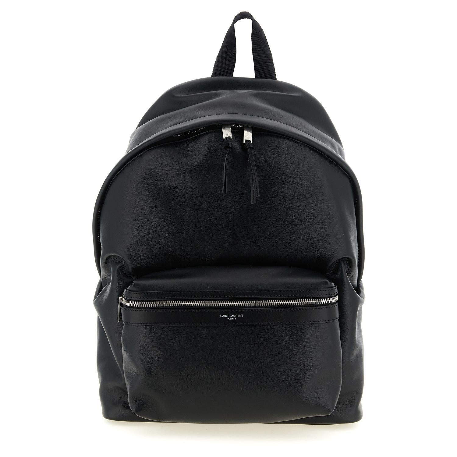 Saint Laurent Black Calfskin Backpack