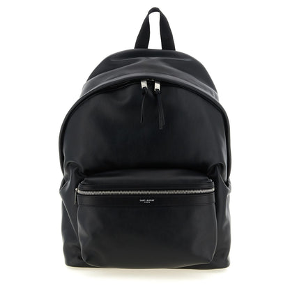 Saint Laurent Black Calfskin Backpack