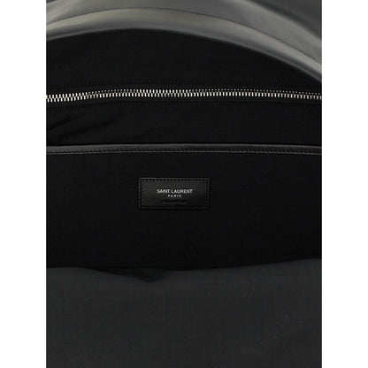 Saint Laurent Black Calfskin Backpack
