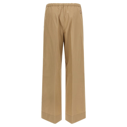 Moncler Beige Cotton Casual Pants