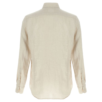 MC2 Saint Barth Beige Linen Blouse